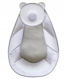 Detský vankúš - Candide Air Panda Panda White-Gray 0-6 mesiacov