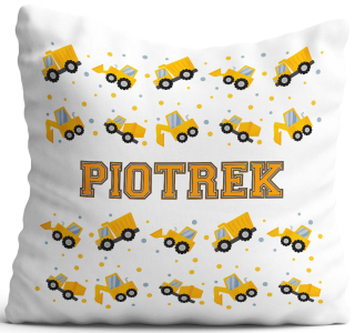 Detský dekoračný vankúš - Vankúš pre deti s priemerom ekologického kože 40 cm