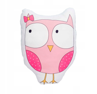 Detský dekoračný vankúš - Modrý maskot vankúš princezná pre deti