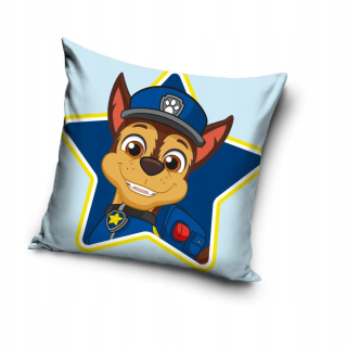 Detský dekoračný vankúš - Vankúš Paw Patrol 40x40cm Chase PSI Patrol