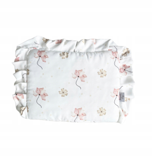 Detský vankúš - Bambusový vankúš Piko Flowers Frill 40x30