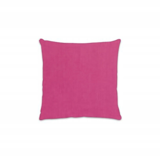 Detský dekoračný vankúš - Bavlnený vankúš s náplňou 40x40 fuchsia