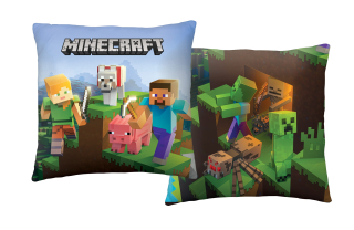 Detský vankúš - Dekoratívny vankúš Minecraft 40 x 40 cm