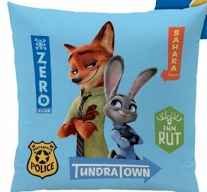 Detský dekoračný vankúš - Dekoratívne vankúš Zootopia Zwierzogrón Fox