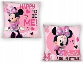 Detský vankúš - Detská vankúšová myš Minnie 40x40 Dvojitá