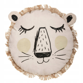 Detský dekoračný vankúš - Detský vankúš Lion lev 38 cm