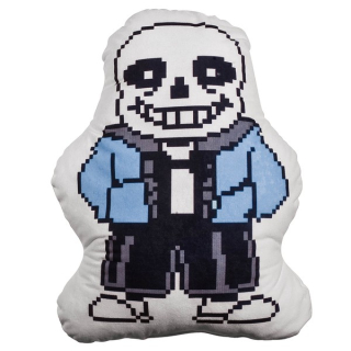 Detský dekoračný vankúš - Vankúšový vankúš Fans sans Undertale 45 cm