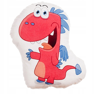 Detský dekoračný vankúš - Vankúšový maskot Cuddly Dragon Edzio 47 cm