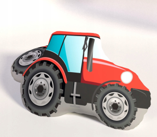 Detský dekoračný vankúš - Vankúš Cuddly 171 Tractor