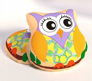 Detský dekoračný vankúš - Vankúš Cuddly 177 Owl