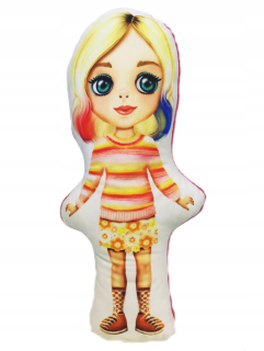 Detský dekoračný vankúš - Enid Cuddly vankúš, streda addams