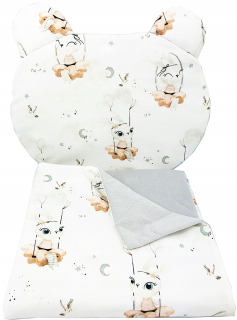 Detský vankúš - Babymam Minky kocyk + vankúš
