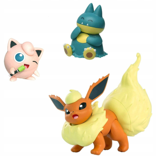 Pokémon - Pokemon: 3 Čísla: Flareon, Munchlax a Jigglypuff