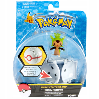 Chespin Pokéballov Pokemon Pikachu gule TOMY