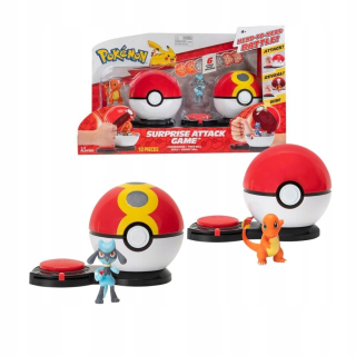Pokemon hra útok na prekvapenie Charmander a Riolu