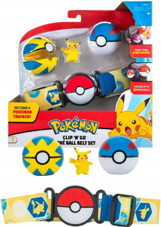 Pokemon - Pokemon Pas Clip 'N' Go na Pokeballe (Pikachu)