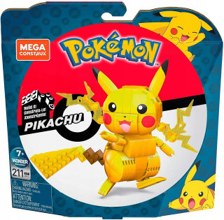 Pokémon - Pokemon Pikachu mega construx figúrka vankúšiky