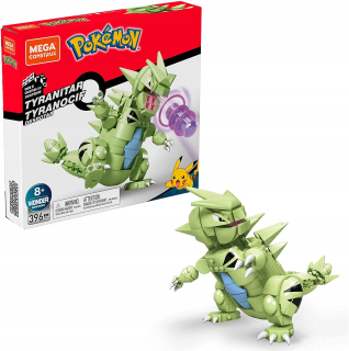 Pokémon - Pokemon tyranitar mega construx figúrka vankúšiky
