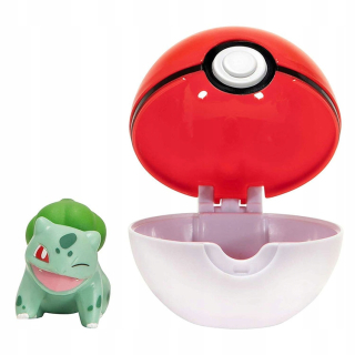 Pokémon - Pokemon: figúrka + Kula: Bulbasaur + Poke ples