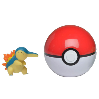 Pokemon: figúrka + Guľa: Cindaquil + Poke ples