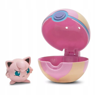 Pokemon: figúrka + Kula: Jigglypuff + Heal ples