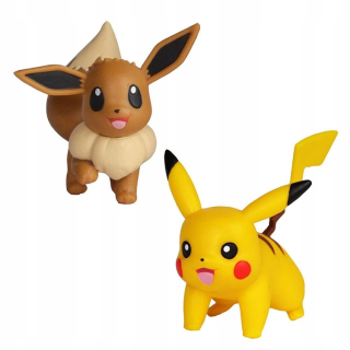 Pokemon: Set 2 figúrky - 97404 Pikachu + Eevee