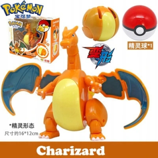Pokémon - Pokemon Charizard Premenná Pokeball Hračka