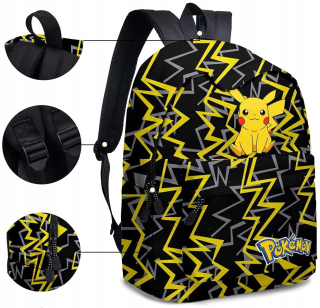Pokémon - Pokemony Batoh Pencil Case Suit 2ks čierne