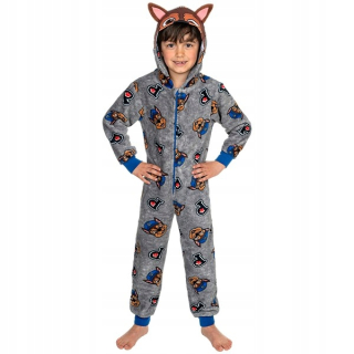 Paw Patrol - Fleece Kombinéza s kapucňou PSI Patrol 110/116