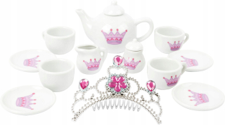 Porcelánová súprava pre princeznej pre kávu alebo čaj