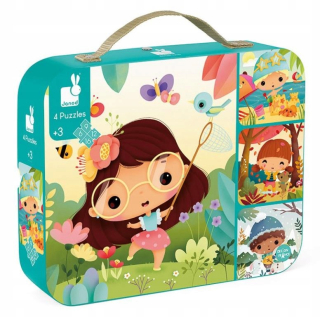 Seasons Puzzle v kufri 4 Juzłek Janost 3+