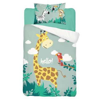 Detský set paplón, vankúš - Posteľná bielizeň v tmavom priestore planéty 140x20