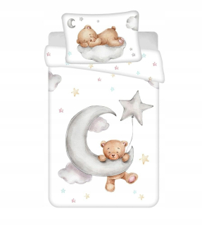 Detský set paplón, vankúš - Posteľná bielizeň 100x135 Moon Bear
