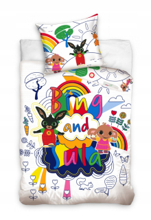 Zajačik Bing - Obliečky 120x90 Bavlna Bunny Bing Rabbit