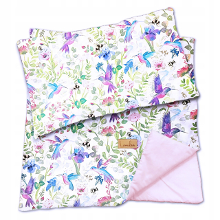 Detský set paplón, vankúš - Posteľná bielizeň v tmavom priestore 160x200