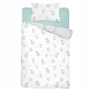 Detský set paplón, vankúš - Ošípané posteľná bielizeň Peppa 140x200 Pepa Cat Candy Deti