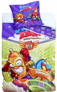 Super zings - Posteľná bielizeň Super Zings 160x200 + 70x80 100% bavlna