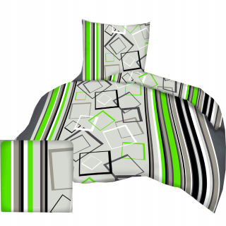 Detský set paplón, vankúš - Bavlnená podstielka 120x180 70x80 pre deti 031S-Z