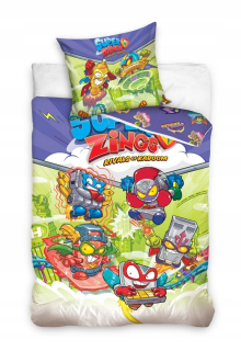 Super zings - Sada bavlnených obliečok SUPER ZINGS 140 x 200 cm komplet
