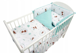 Detský set paplón, vankúš - Detská posteľná bielizeň pre detskú postieľku 5-EL 120/90 120x90