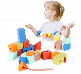 Interleaving Blocks Shapes Classic World Eco