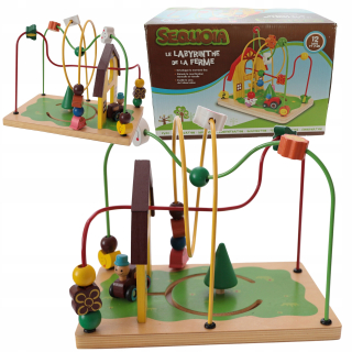 Pretkané puzzle so zvieratami labyrintom