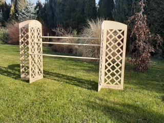 Prekážka TRIPLE X 115, 120, 115 cm Hobby Horse