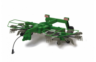 Hrable aktivovaný z diaľkového ovládača na traktor Fendt