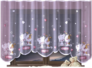 Detské záclony - Priatelia 300x150 cm Najlepší priatelia Dogs (pripravené)