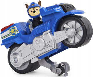 Paw Patrol - PSI Patrol motocykle Figurine Chase Moto Šteňatá 9659