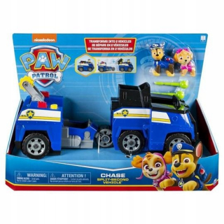 Paw Patrol - PSI PATROL Vozidlo 2V1 Chase a Skye 6055931