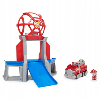 Paw Patrol  - Pes Patrol - Marshall veža s vozidlom a rampou