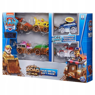 Paw Patrol - Pes Patrol Off Road 6 Metal Car + Bonus figúrka