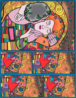 Box ColorveveVet Klimt Kiss
